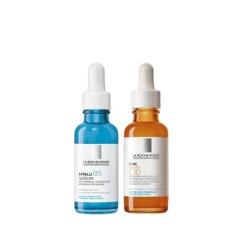 La Roche-Posay Hyalu B5 Serum 30ml en Pure Vitamine C Serum 30ml Routine Kit